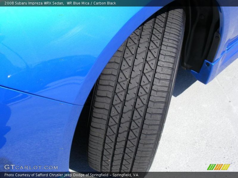 WR Blue Mica / Carbon Black 2008 Subaru Impreza WRX Sedan