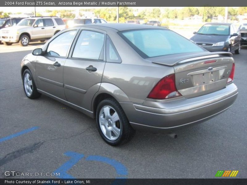 Arizona Beige Metallic / Medium Parchment 2004 Ford Focus ZTS Sedan