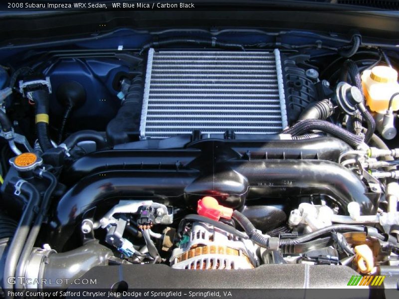 WR Blue Mica / Carbon Black 2008 Subaru Impreza WRX Sedan