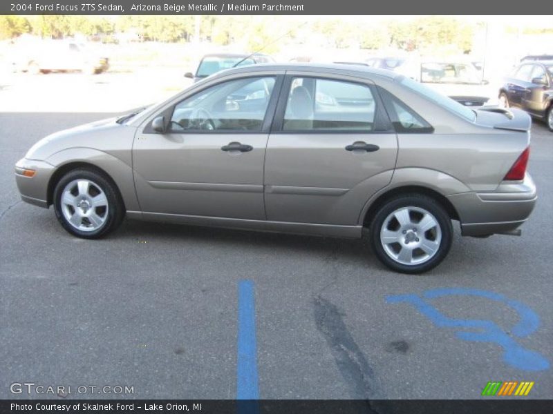 Arizona Beige Metallic / Medium Parchment 2004 Ford Focus ZTS Sedan