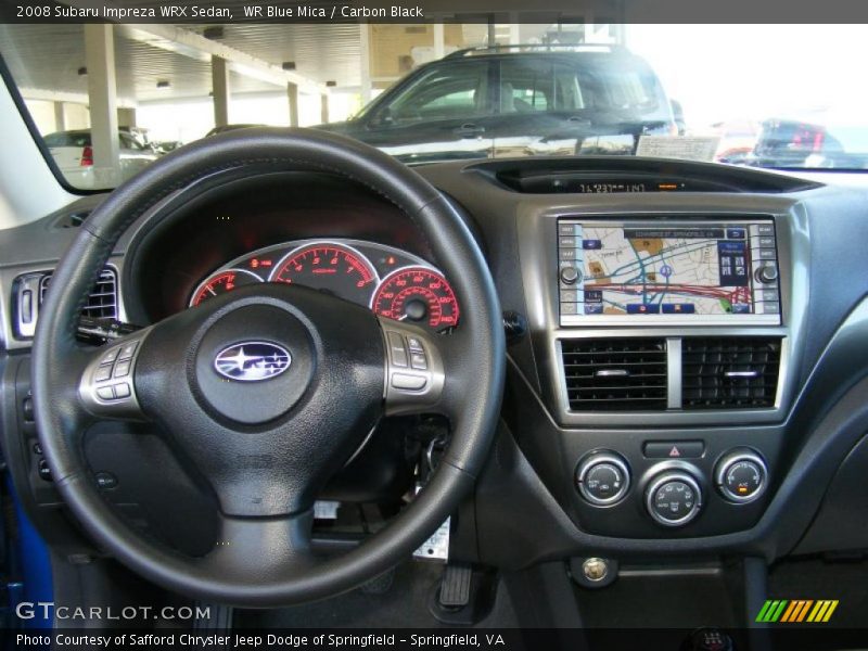 WR Blue Mica / Carbon Black 2008 Subaru Impreza WRX Sedan