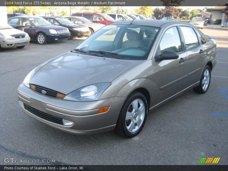 Arizona Beige Metallic / Medium Parchment 2004 Ford Focus ZTS Sedan