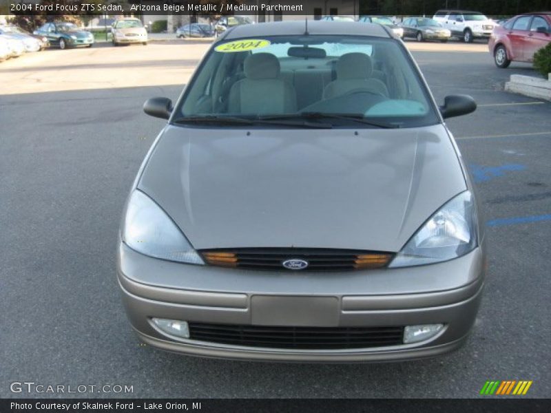 Arizona Beige Metallic / Medium Parchment 2004 Ford Focus ZTS Sedan