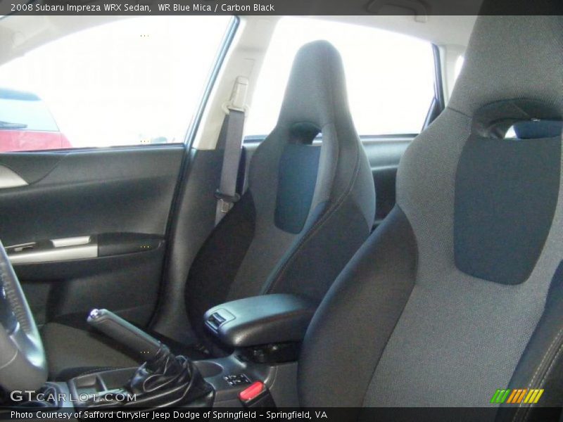 WR Blue Mica / Carbon Black 2008 Subaru Impreza WRX Sedan