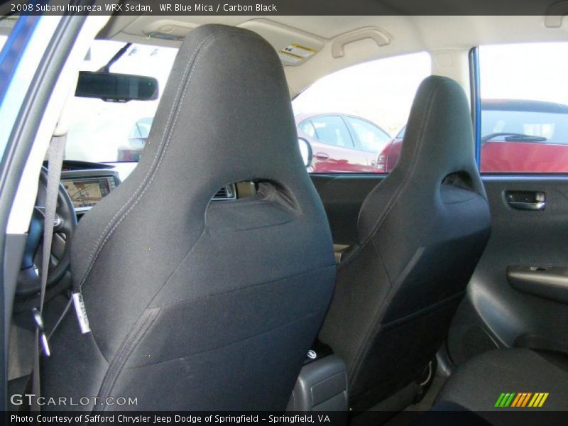 WR Blue Mica / Carbon Black 2008 Subaru Impreza WRX Sedan