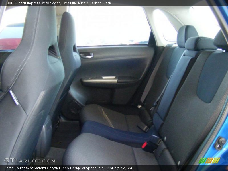 WR Blue Mica / Carbon Black 2008 Subaru Impreza WRX Sedan