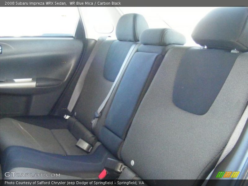 WR Blue Mica / Carbon Black 2008 Subaru Impreza WRX Sedan