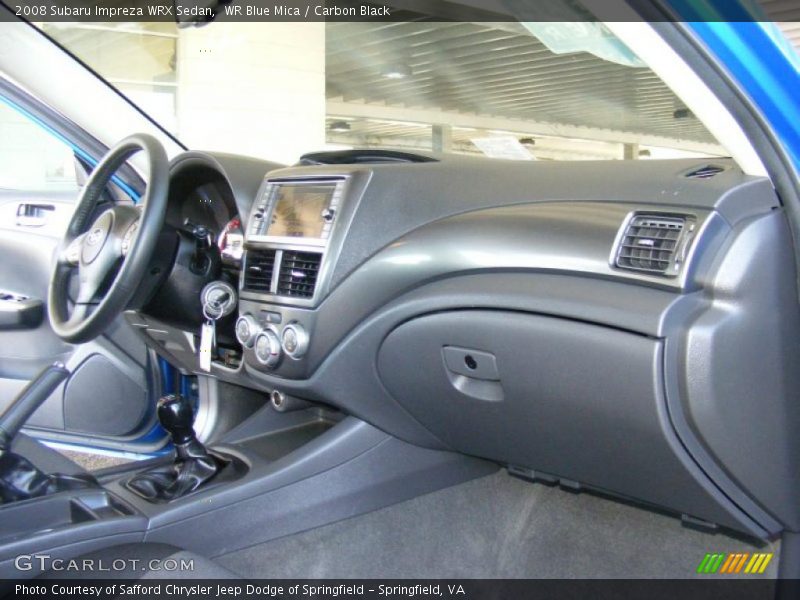 WR Blue Mica / Carbon Black 2008 Subaru Impreza WRX Sedan
