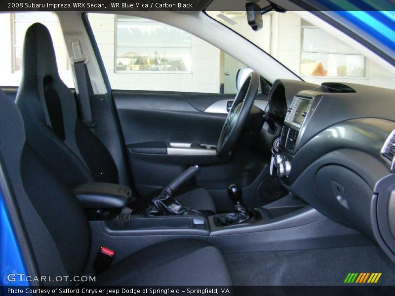WR Blue Mica / Carbon Black 2008 Subaru Impreza WRX Sedan