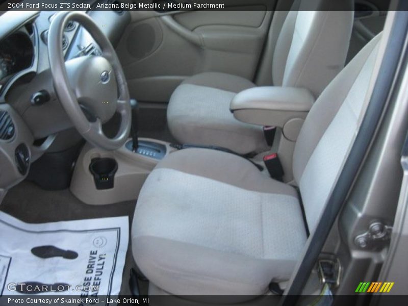 Arizona Beige Metallic / Medium Parchment 2004 Ford Focus ZTS Sedan