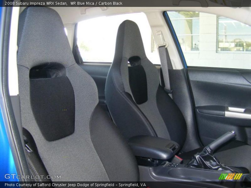 WR Blue Mica / Carbon Black 2008 Subaru Impreza WRX Sedan