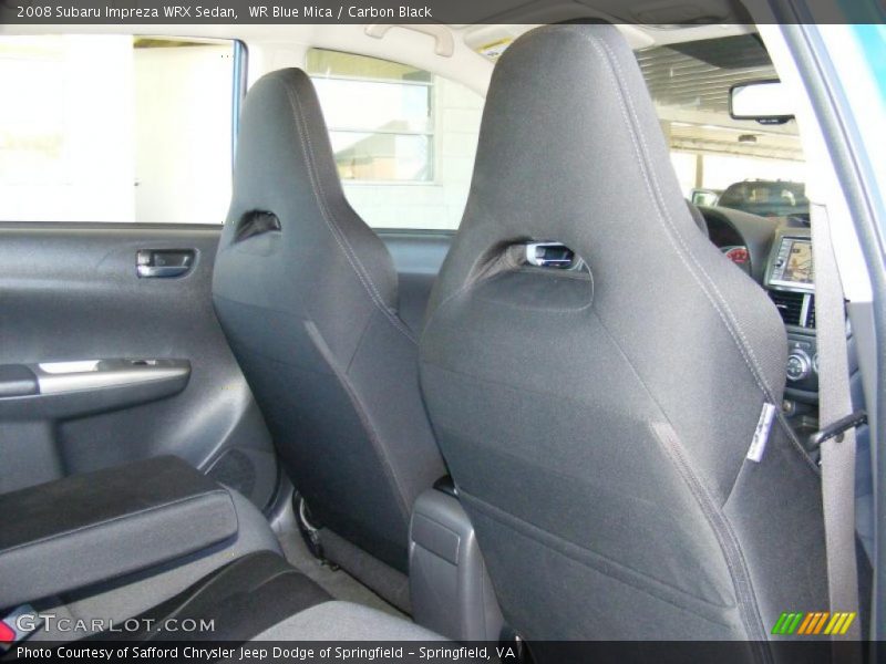 WR Blue Mica / Carbon Black 2008 Subaru Impreza WRX Sedan