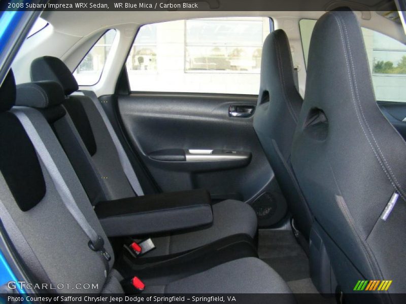 WR Blue Mica / Carbon Black 2008 Subaru Impreza WRX Sedan