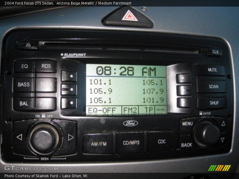 Arizona Beige Metallic / Medium Parchment 2004 Ford Focus ZTS Sedan