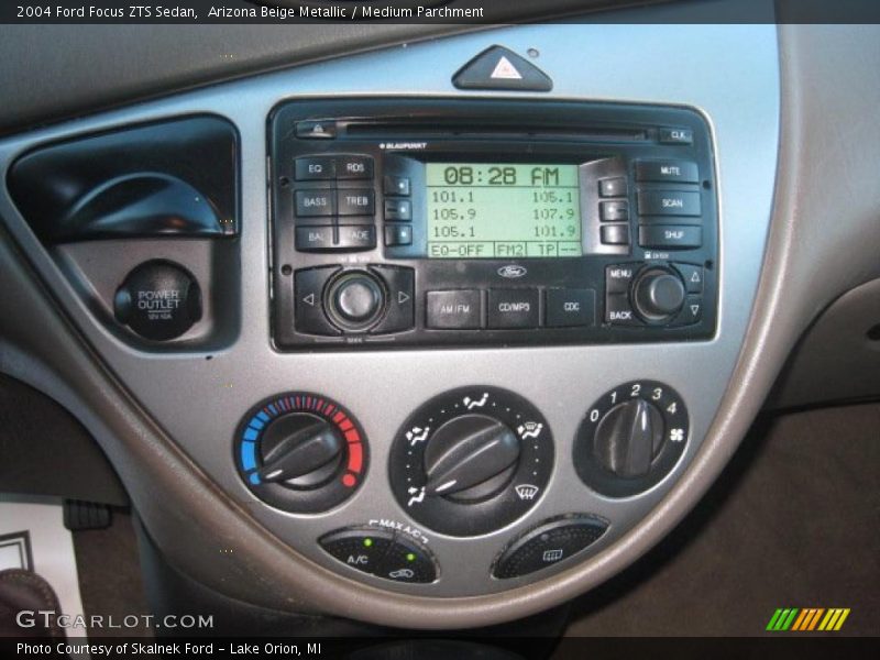 Arizona Beige Metallic / Medium Parchment 2004 Ford Focus ZTS Sedan