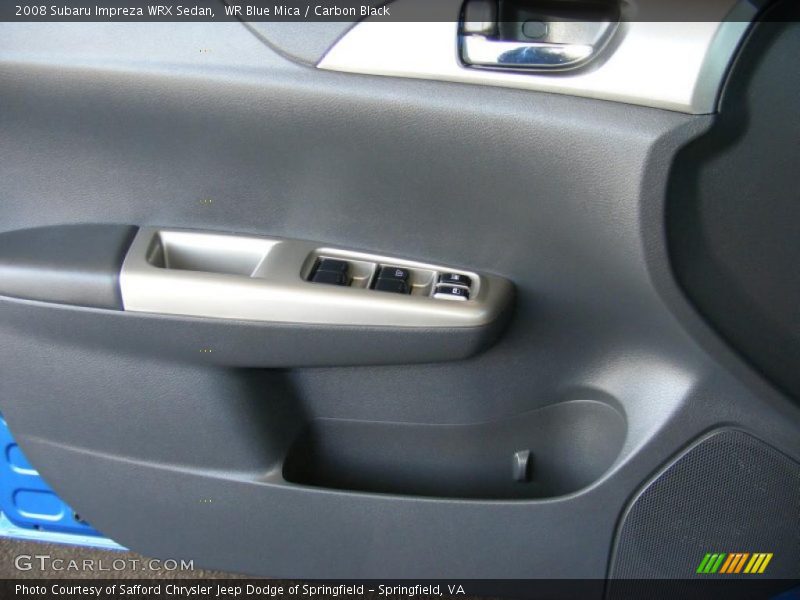 WR Blue Mica / Carbon Black 2008 Subaru Impreza WRX Sedan
