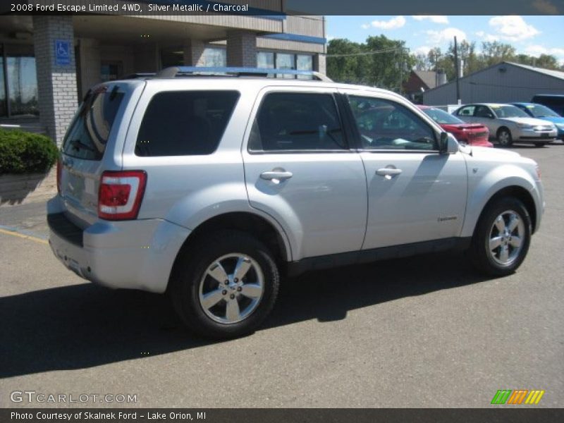Silver Metallic / Charcoal 2008 Ford Escape Limited 4WD