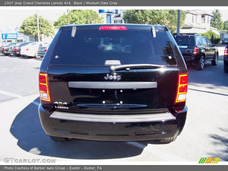 Black / Medium Slate Gray 2007 Jeep Grand Cherokee Laredo 4x4