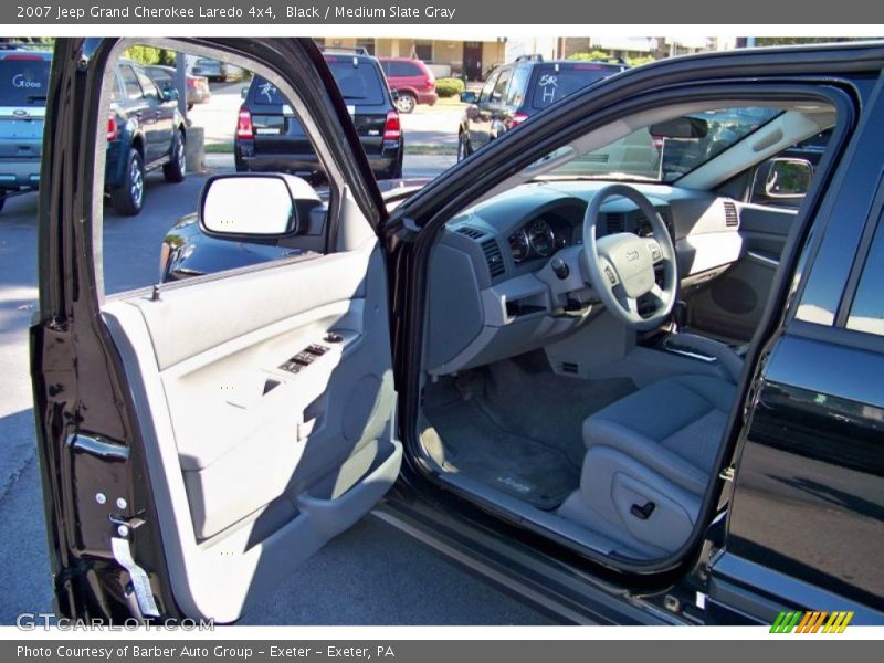 Black / Medium Slate Gray 2007 Jeep Grand Cherokee Laredo 4x4