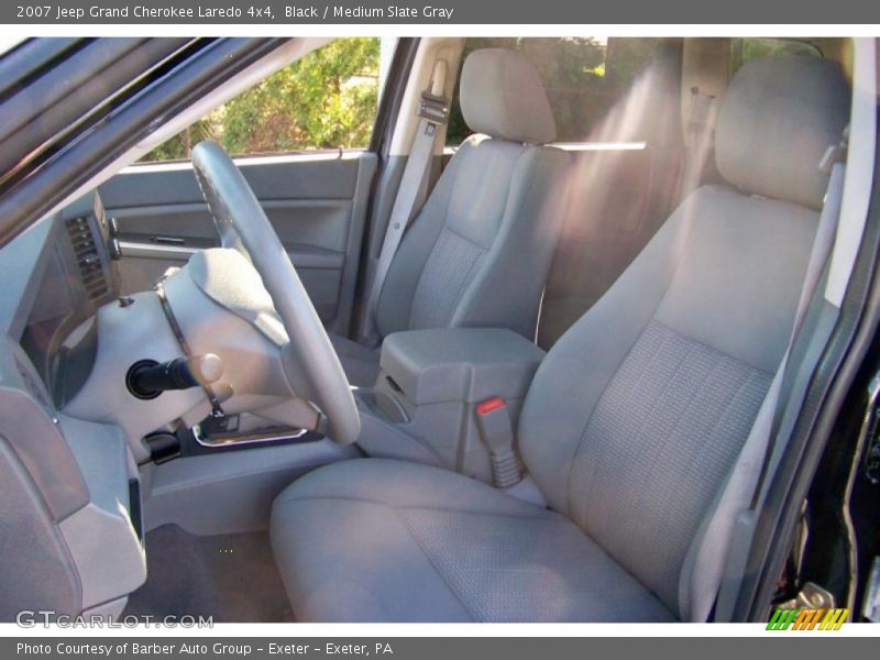 Black / Medium Slate Gray 2007 Jeep Grand Cherokee Laredo 4x4