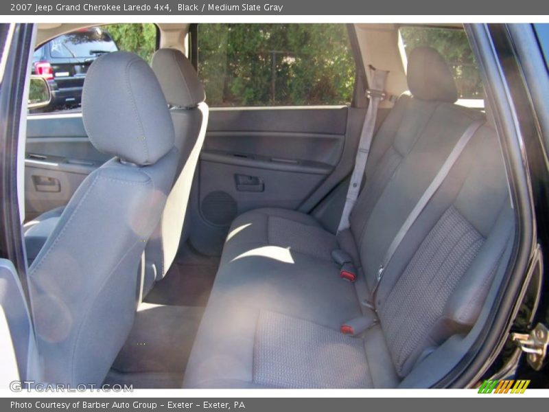 Black / Medium Slate Gray 2007 Jeep Grand Cherokee Laredo 4x4