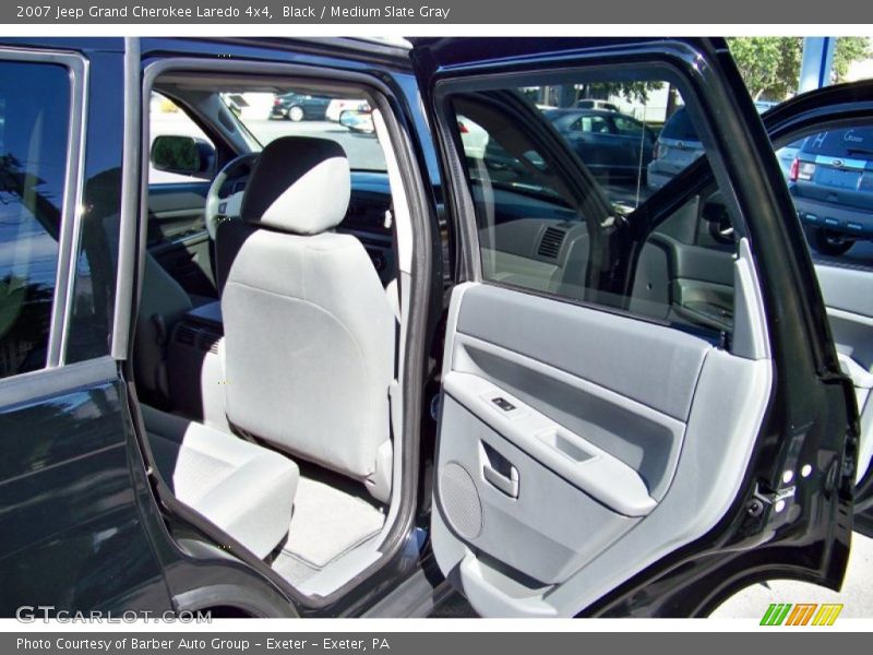 Black / Medium Slate Gray 2007 Jeep Grand Cherokee Laredo 4x4