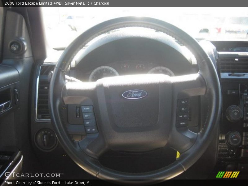 Silver Metallic / Charcoal 2008 Ford Escape Limited 4WD