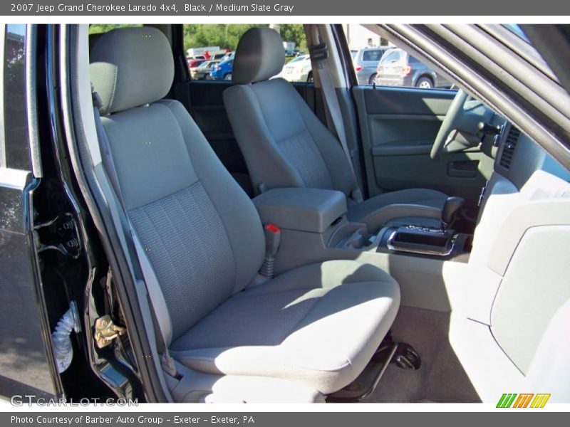 Black / Medium Slate Gray 2007 Jeep Grand Cherokee Laredo 4x4