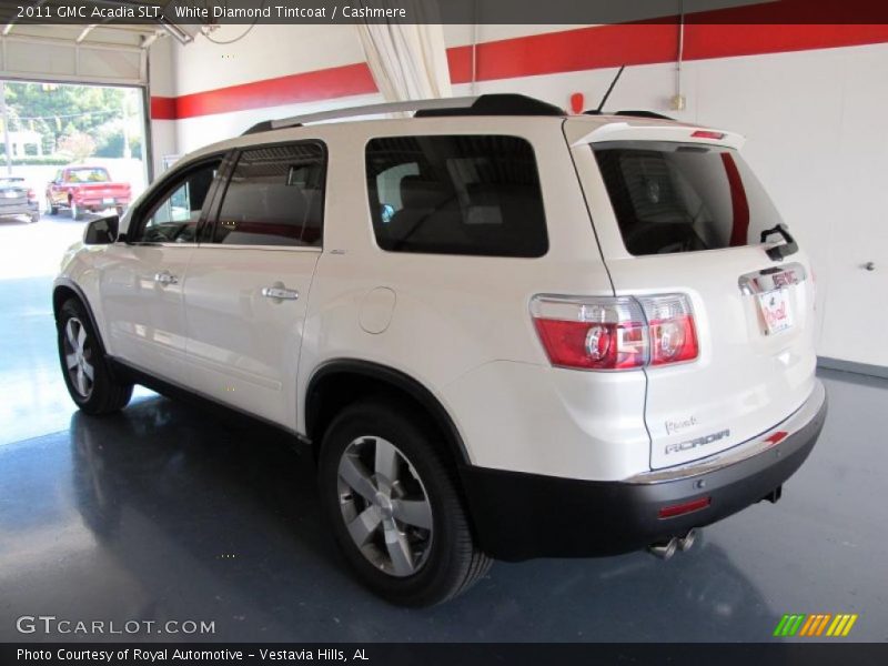 White Diamond Tintcoat / Cashmere 2011 GMC Acadia SLT
