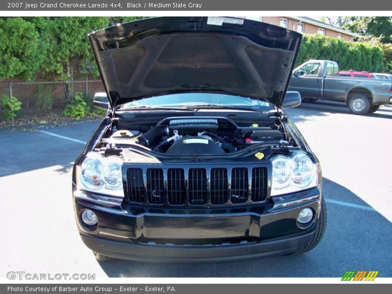 Black / Medium Slate Gray 2007 Jeep Grand Cherokee Laredo 4x4