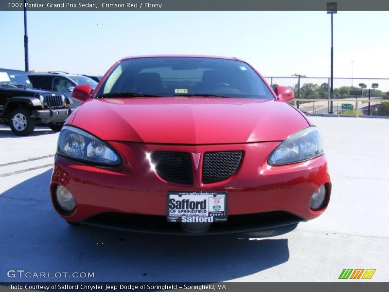 Crimson Red / Ebony 2007 Pontiac Grand Prix Sedan