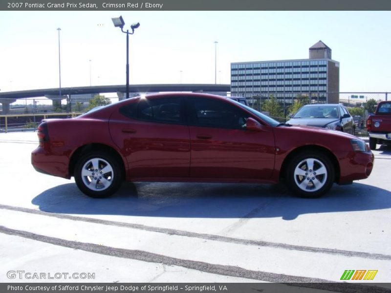 Crimson Red / Ebony 2007 Pontiac Grand Prix Sedan