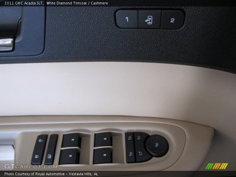 White Diamond Tintcoat / Cashmere 2011 GMC Acadia SLT