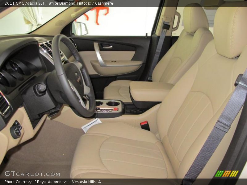 White Diamond Tintcoat / Cashmere 2011 GMC Acadia SLT
