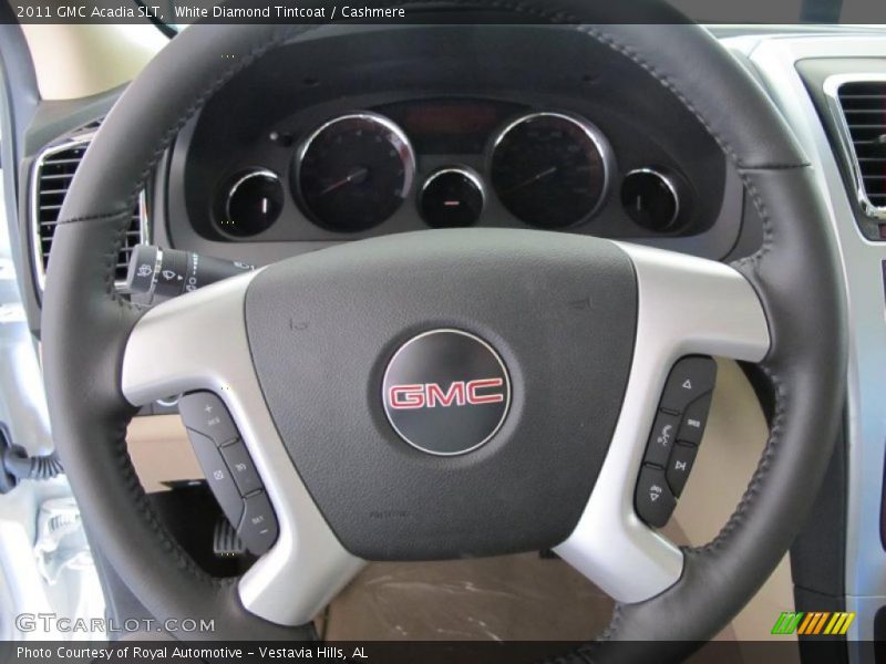 White Diamond Tintcoat / Cashmere 2011 GMC Acadia SLT