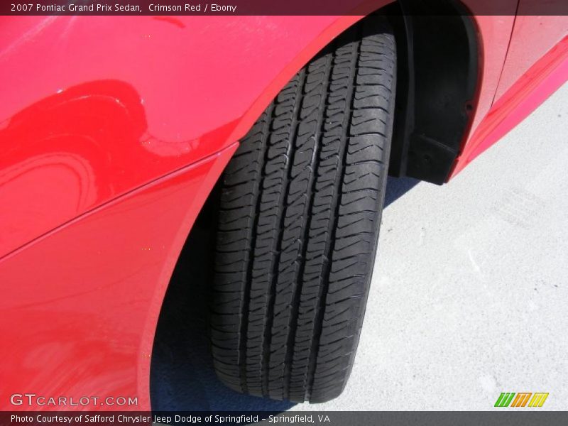Crimson Red / Ebony 2007 Pontiac Grand Prix Sedan