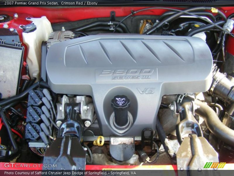 Crimson Red / Ebony 2007 Pontiac Grand Prix Sedan