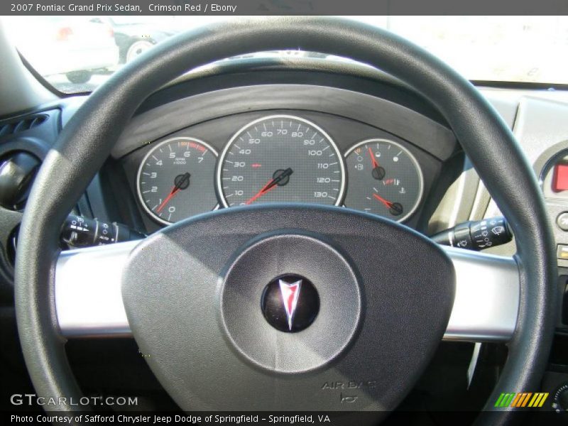 Crimson Red / Ebony 2007 Pontiac Grand Prix Sedan