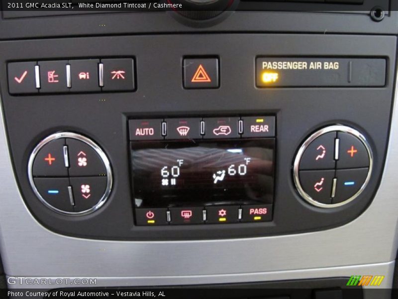White Diamond Tintcoat / Cashmere 2011 GMC Acadia SLT