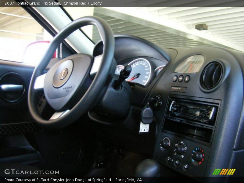 Crimson Red / Ebony 2007 Pontiac Grand Prix Sedan