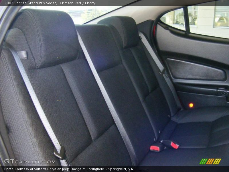 Crimson Red / Ebony 2007 Pontiac Grand Prix Sedan