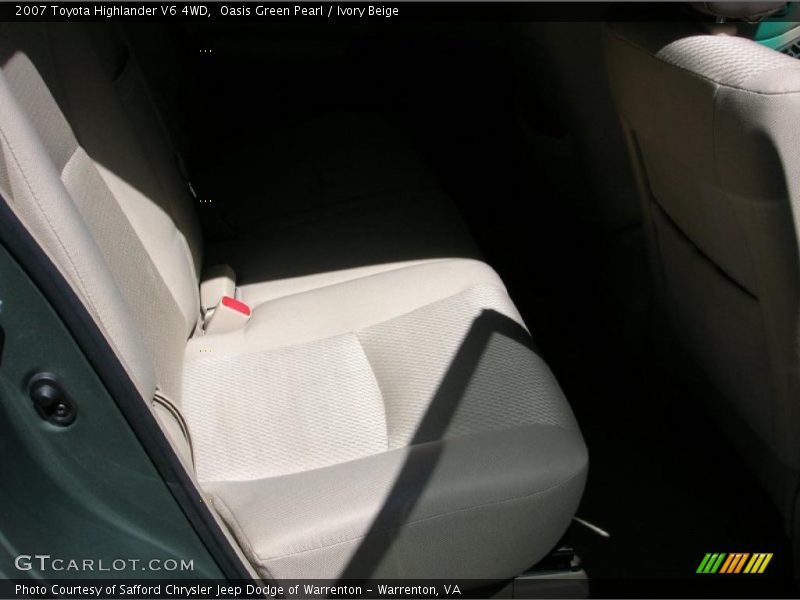 Oasis Green Pearl / Ivory Beige 2007 Toyota Highlander V6 4WD