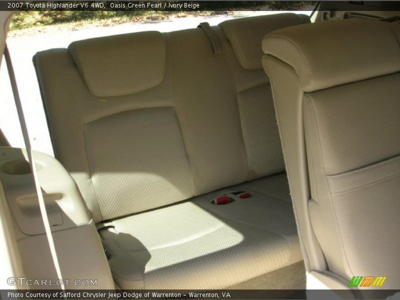 Oasis Green Pearl / Ivory Beige 2007 Toyota Highlander V6 4WD