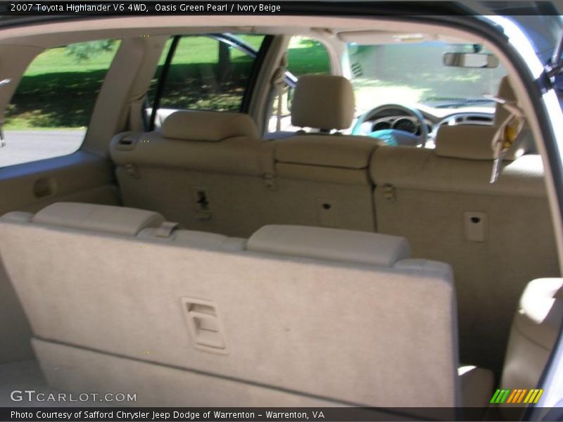 Oasis Green Pearl / Ivory Beige 2007 Toyota Highlander V6 4WD