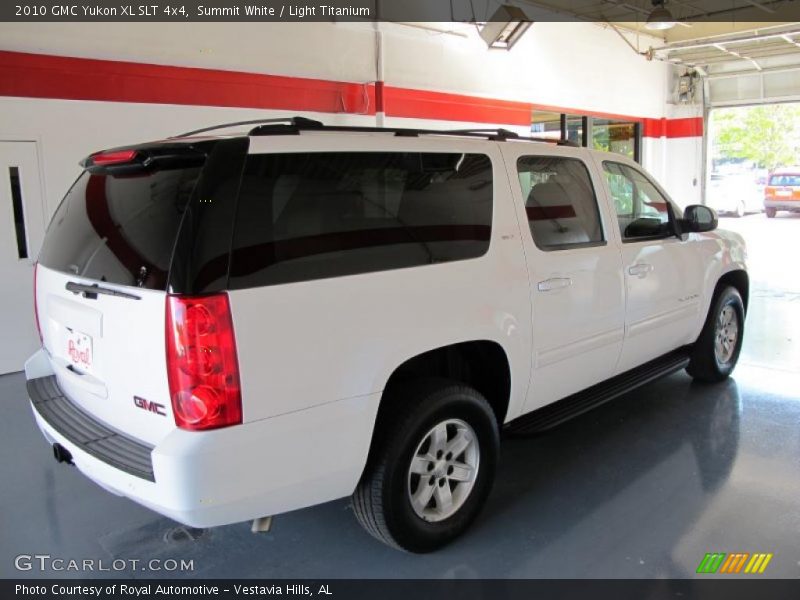 Summit White / Light Titanium 2010 GMC Yukon XL SLT 4x4