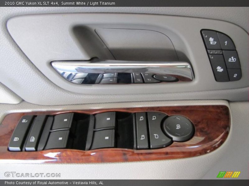 Summit White / Light Titanium 2010 GMC Yukon XL SLT 4x4