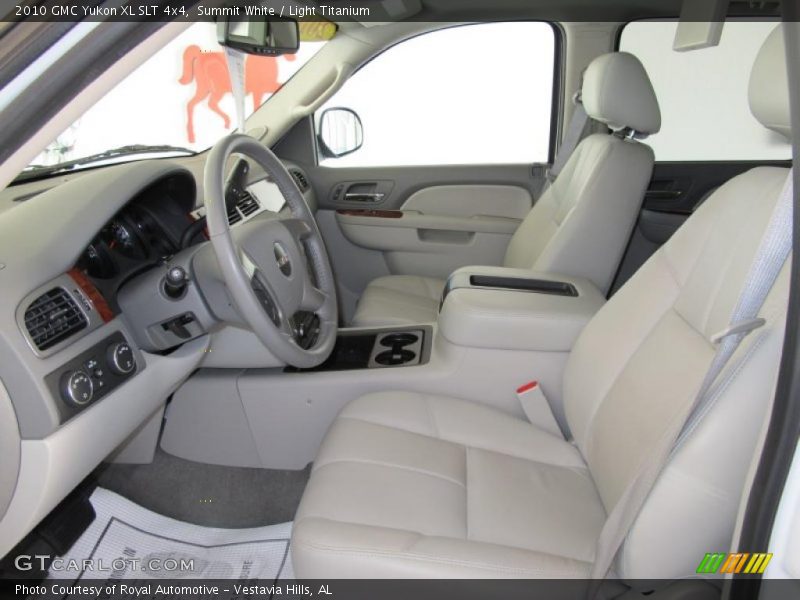 Summit White / Light Titanium 2010 GMC Yukon XL SLT 4x4