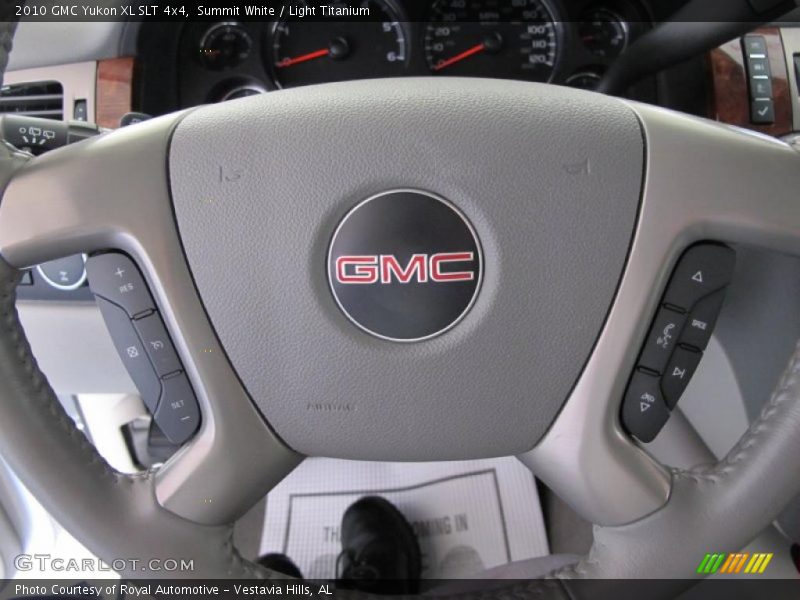 Summit White / Light Titanium 2010 GMC Yukon XL SLT 4x4