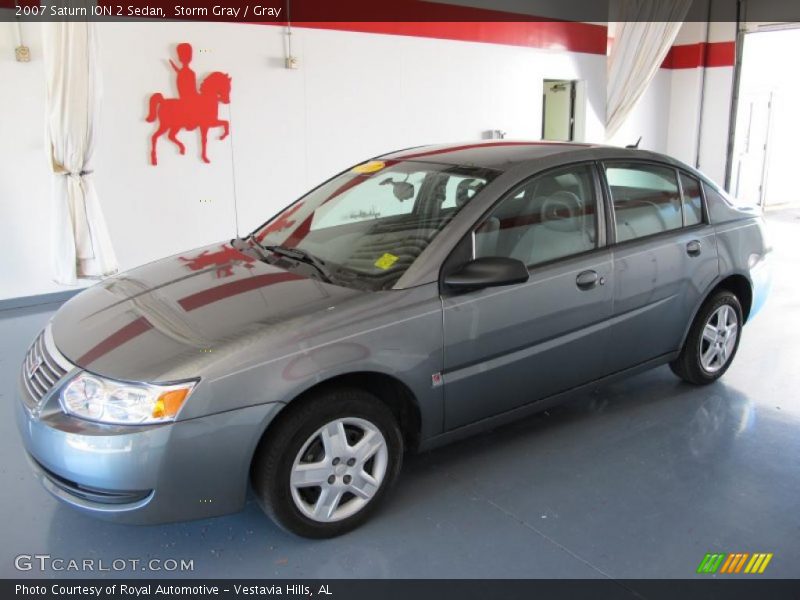 Storm Gray / Gray 2007 Saturn ION 2 Sedan