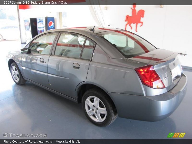 Storm Gray / Gray 2007 Saturn ION 2 Sedan